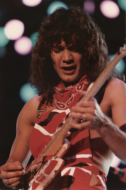 Lot 7446 Eddie Van Halen Oversized Original Photograph (1983)