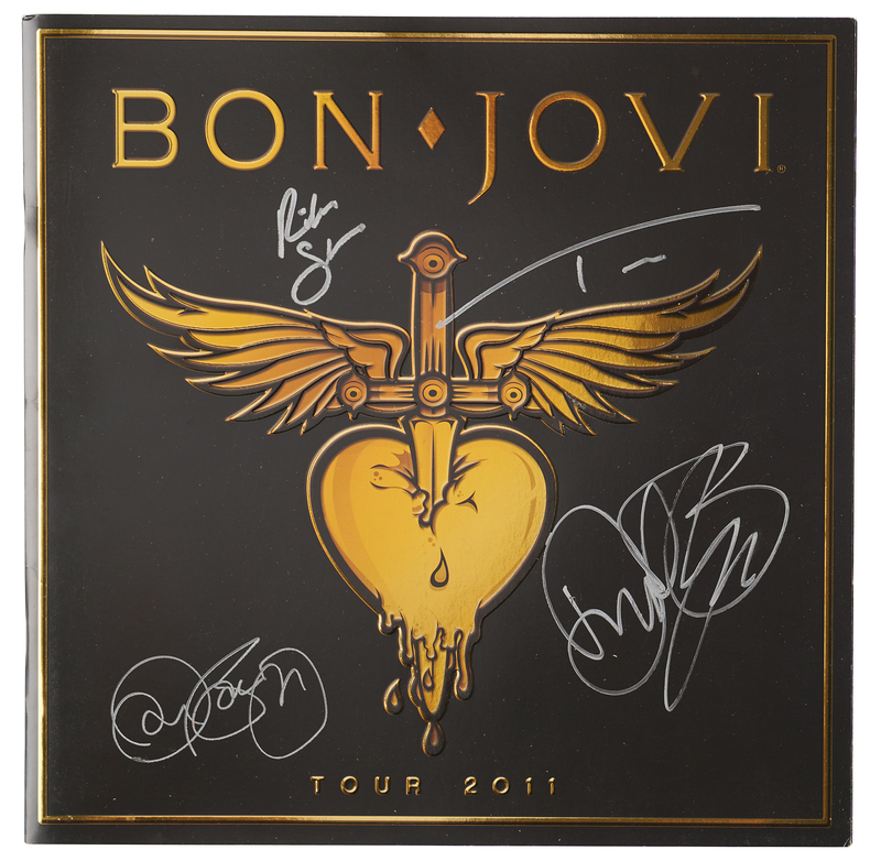 Lot 7413 Bon Jovi Signed 2011 Tour Program