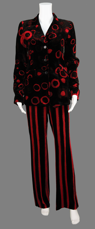 Lot 7465 David Bowie: Gail Ann Dorsey's Stage-Worn agnès b. Suit Ensemble from BBC Two's Later... with Jools Holland (September 20, 2002)