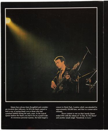 Lot #7243 Queen Signed 1980 'The Game Tour' Program (Mercury, May, and Deacon) - Image 5