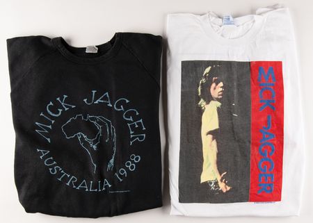 Lot #7500 Mick Jagger 1988 Australasian Tour Ephemera Collection with (4) Signed Christmas Cards - From the Collection of Susie Davis - Image 7