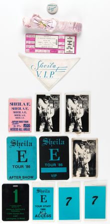Lot #7433 Sheila E. 1984-1986 Tour Ephemera Collection - From the Collection of Susie Davis - Image 5
