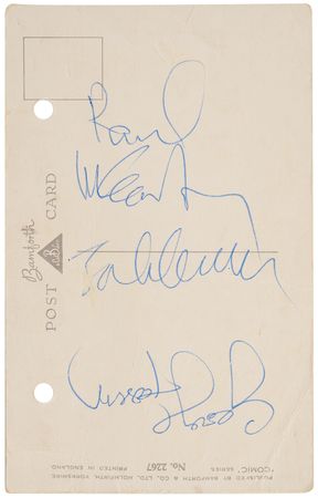 Lot #7013 Beatles: John Lennon, Paul McCartney,