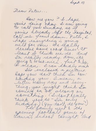 Lot #7263 Janis Joplin Autograph Letter Signed on Family, Football, and Motherhood - “I just wish I could be having children” - Image 2