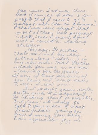Lot #7263 Janis Joplin Autograph Letter Signed on Family, Football, and Motherhood - “I just wish I could be having children” - Image 4