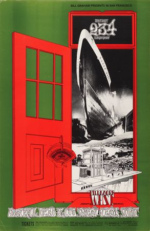 Lot #7176 Grateful Dead (8) Bill Graham Concert Posters, with The Doors, Miles Davis, and Junior Wells - Image 4