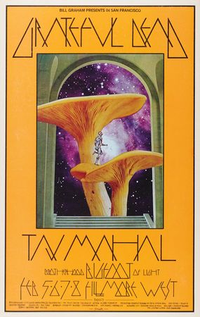 Lot #7176 Grateful Dead (8) Bill Graham Concert Posters, with The Doors, Miles Davis, and Junior Wells - Image 6