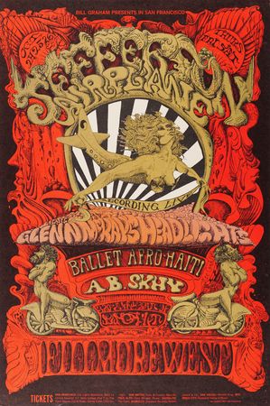 Lot #7307 Jefferson Airplane (11) Bill Graham Concert Posters, with Grateful Dead, Big Brother & The Holding Company, and John Lee Hooker - Image 11