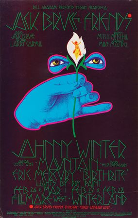 Lot #7293 Fillmore Auditorium/Winterland: (9) Bill Graham Concert Posters, with Pink Floyd, CSNY, The Band, Van Morrison, and Chicago - Image 2