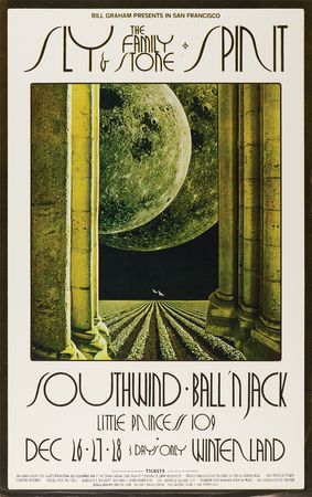 Lot #7293 Fillmore Auditorium/Winterland: (9) Bill Graham Concert Posters, with Pink Floyd, CSNY, The Band, Van Morrison, and Chicago - Image 3