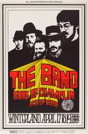 Lot #7293 Fillmore Auditorium/Winterland: (9) Bill Graham Concert Posters, with Pink Floyd, CSNY, The Band, Van Morrison, and Chicago - Image 6