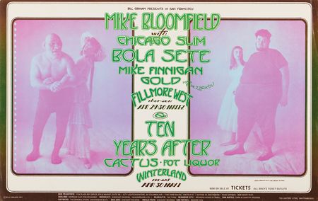 Lot #7294 Fillmore Auditorium/Winterland: (9) Bill Graham Concert Posters, with Grateful Dead, CSNY, Cream, and Buffalo Springfield - Image 7