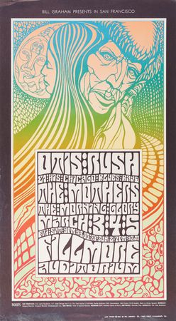 Lot #7292 Fillmore Auditorium: (11) Bill Graham Concert Posters, with Grateful Dead, Jefferson Airplane, Chuck Berry, Muddy Waters, and B. B. King - Image 11