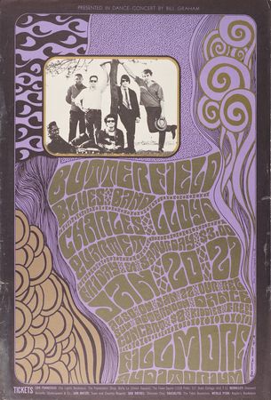 Lot #7292 Fillmore Auditorium: (11) Bill Graham Concert Posters, with Grateful Dead, Jefferson Airplane, Chuck Berry, Muddy Waters, and B. B. King - Image 5