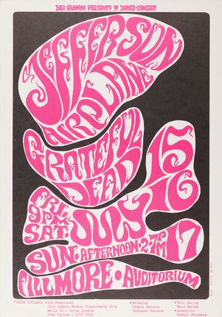 Lot #7292 Fillmore Auditorium: (11) Bill Graham Concert Posters, with Grateful Dead, Jefferson Airplane, Chuck Berry, Muddy Waters, and B. B. King - Image 9