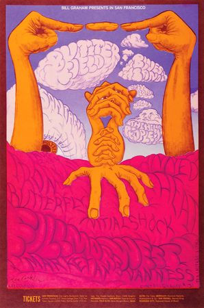 Lot #7302 Fillmore: (6) Bill Graham Concert Posters Signed by Artist Lee Conklin, with Fleetwood Mac, Jeff Beck, Chuck Berry, and Albert King - Image 4