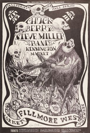 Lot #7302 Fillmore: (6) Bill Graham Concert Posters Signed by Artist Lee Conklin, with Fleetwood Mac, Jeff Beck, Chuck Berry, and Albert King - Image 6