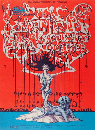 Lot #7306 Fillmore: (6) Bill Graham Concert Posters Signed by Artist Lee Conklin, with Buddy Guy, Iron Butterfly, Santana, and Traffic - Image 6
