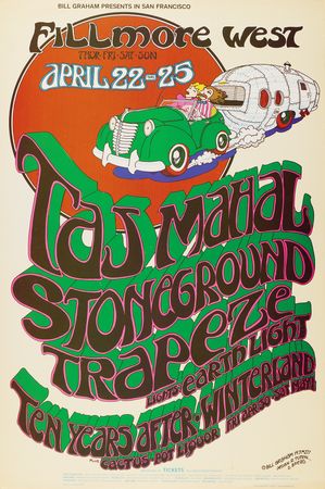 Lot #7296 Fillmore West/Winterland: (10) Bill Graham Concert Posters, with Miles Davis, Little Richard, Joe Cocker, and B. B. King - Image 2