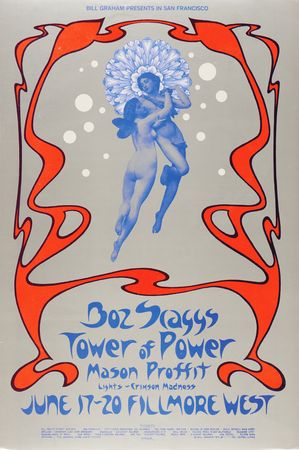 Lot #7298 Fillmore West: (10) Bill Graham Concert Posters, with Creedence Clearwater Revival, Santana, Chicago, and Lightning Hopkins - Image 10
