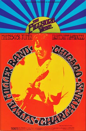 Lot #7298 Fillmore West: (10) Bill Graham Concert Posters, with Creedence Clearwater Revival, Santana, Chicago, and Lightning Hopkins - Image 11