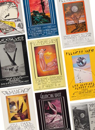 Lot #7299 Fillmore West: (10) Bill Graham Concert