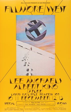 Lot #7299 Fillmore West: (10) Bill Graham Concert Posters, with Santana, Jeff Beck, Chuck Berry, and Humble Pie - Image 7