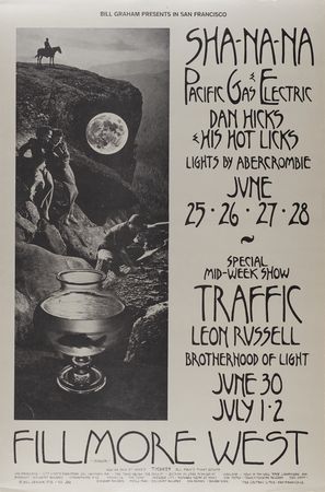 Lot #7299 Fillmore West: (10) Bill Graham Concert Posters, with Santana, Jeff Beck, Chuck Berry, and Humble Pie - Image 9