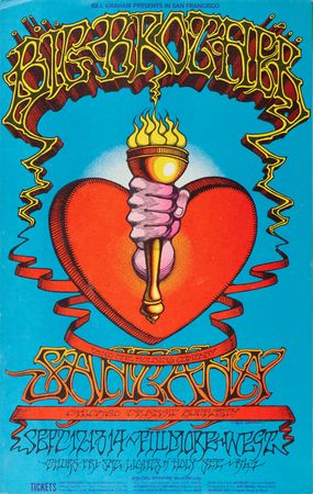 Lot #7300 Fillmore West: (10) Bill Graham Concert Posters with Big Brother & The Holding Company, Moody Blues, Jeff Beck, and Chicago - Image 10