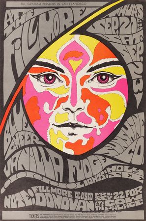 Lot #7290 Fillmore: (11) Bill Graham Concert Posters, with Pink Floyd, Jefferson Airplane, Byrds, and The Wailers - Image 11