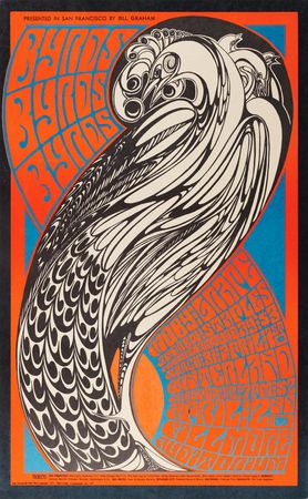 Lot #7290 Fillmore: (11) Bill Graham Concert Posters, with Pink Floyd, Jefferson Airplane, Byrds, and The Wailers - Image 2
