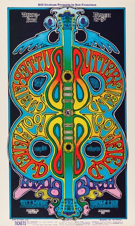 Lot #7290 Fillmore: (11) Bill Graham Concert Posters, with Pink Floyd, Jefferson Airplane, Byrds, and The Wailers - Image 9