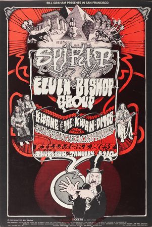 Lot #7301 Fillmore West: (8) Bill Graham Concert Posters, with Chuck Berry, Santana, Steve Miller, and Johnny Winter - Image 4