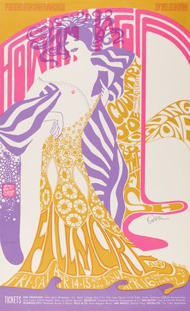 Lot #7289 Country Joe and the Fish: (8) Bill Graham Concert Posters Signed by Barry 'The Fish' Melton - Image 8