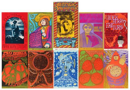 Lot #7291 Fillmore: (10) Bill Graham Concert