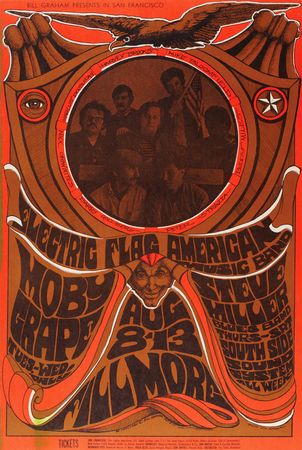 Lot #7291 Fillmore: (10) Bill Graham Concert Posters, with Cream, Big Brother and the Holding Company, Buffalo Springfield, and Chuck Berry - Image 9