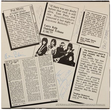 Lot #7364 Tom Petty and the Heartbreakers Signed Album – Official Live ‘Leg (Reissue) - Image 1