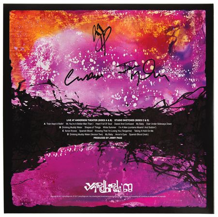 Lot #7283 Yardbirds Signed Album Deluxe Box Set -