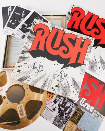 Lot #7369 Rush: Lee and Lifeson Signed Album Box Set - Reissue of the Self-Titled Debut - Image 1