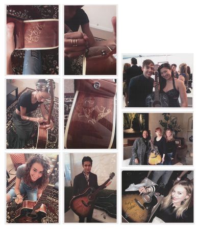 Lot #7408 Guitar of Hope Signed by (50) Celebrities, including Taylor Swift, Britney Spears, and Barbra Streisand - Image 15