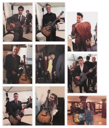 Lot #7408 Guitar of Hope Signed by (50) Celebrities, including Taylor Swift, Britney Spears, and Barbra Streisand - Image 16