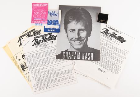 Lot #7280 Stephen Stills and Graham Nash (3) Signed Items - Image 5