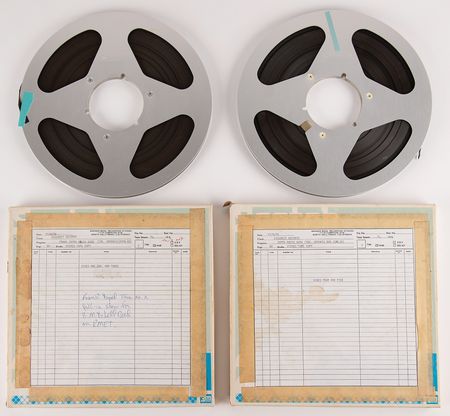 Lot #7382 Frank Zappa (2) Original Reel-to-Reel