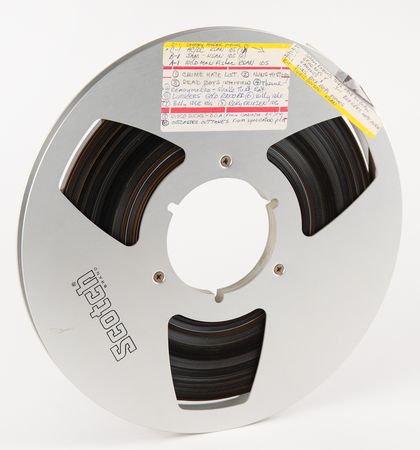 Lot #7401. Punk Rock: Original KSAN Reel-to-Reel Tape of 'The Outcastes' - Featuring The Ramones, AC/DC, and Roky Erickson