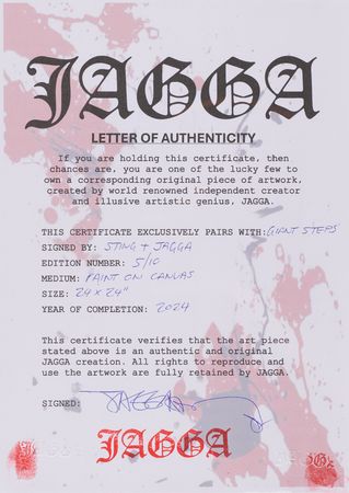 Lot #7365 The Police: Sting Signed Original Artwork by Jagga (Ltd. Ed. #5/10) - Image 3