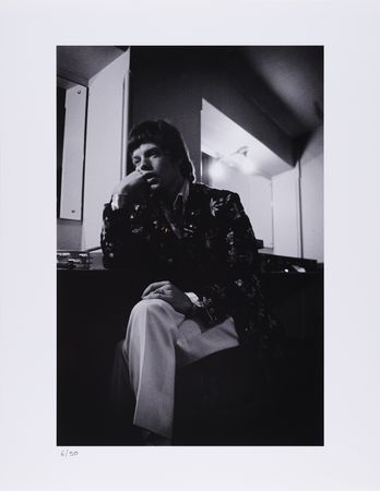 Lot #7501 Mick Jagger Oversized Photograph (Ltd.