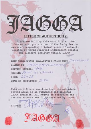 Lot #7397 The Clash: Paul Simonon Signed Original Artwork by Jagga - 'Gorilla Glue' (Ltd. Ed. #19/20) - Image 3