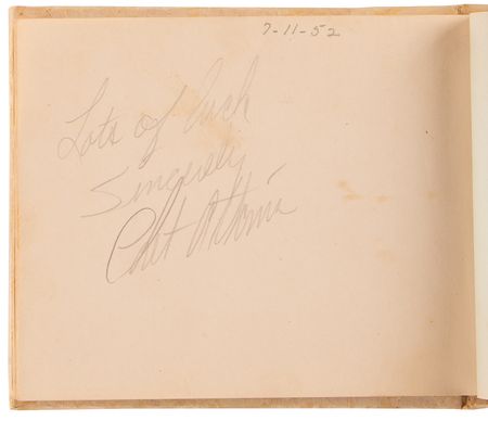 Lot #7258 Hank Williams, Chet Atkins, and Grand Ole Opry Stars Signed Autograph Book - Image 2