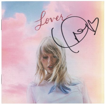 Lot #7487 Taylor Swift Signed CD Booklet - Lover
