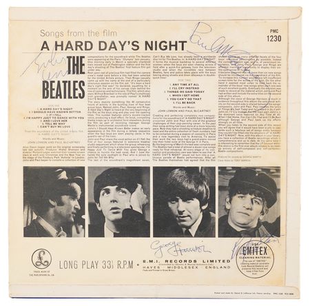 Lot #7001 Beatles Signed Album - A Hard Day's Night - 